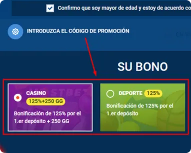 mostbet codigo promocional